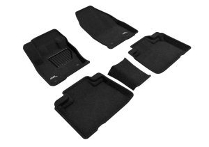 Lincoln Nautilus Floor Mats - Front and Rear - 3D MAXpider - Elegant Series - Black - `19-`24